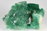 Green, Fluorescent, Cubic Fluorite Crystals - Madagascar #183887-1